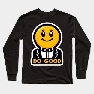 DO GOOD Emoji Long Sleeve T-Shirt